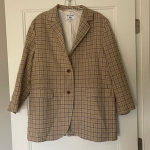 Like New Vintage Y2K Uniqlo WOMEN TWEED JACKET (INES DE LA FRESSANGE) XL